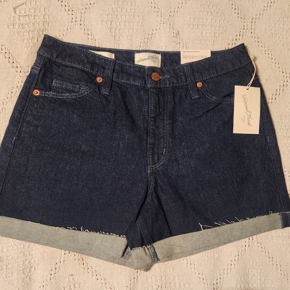 Universal Thread Dark Blue Denim Shorts -NWT